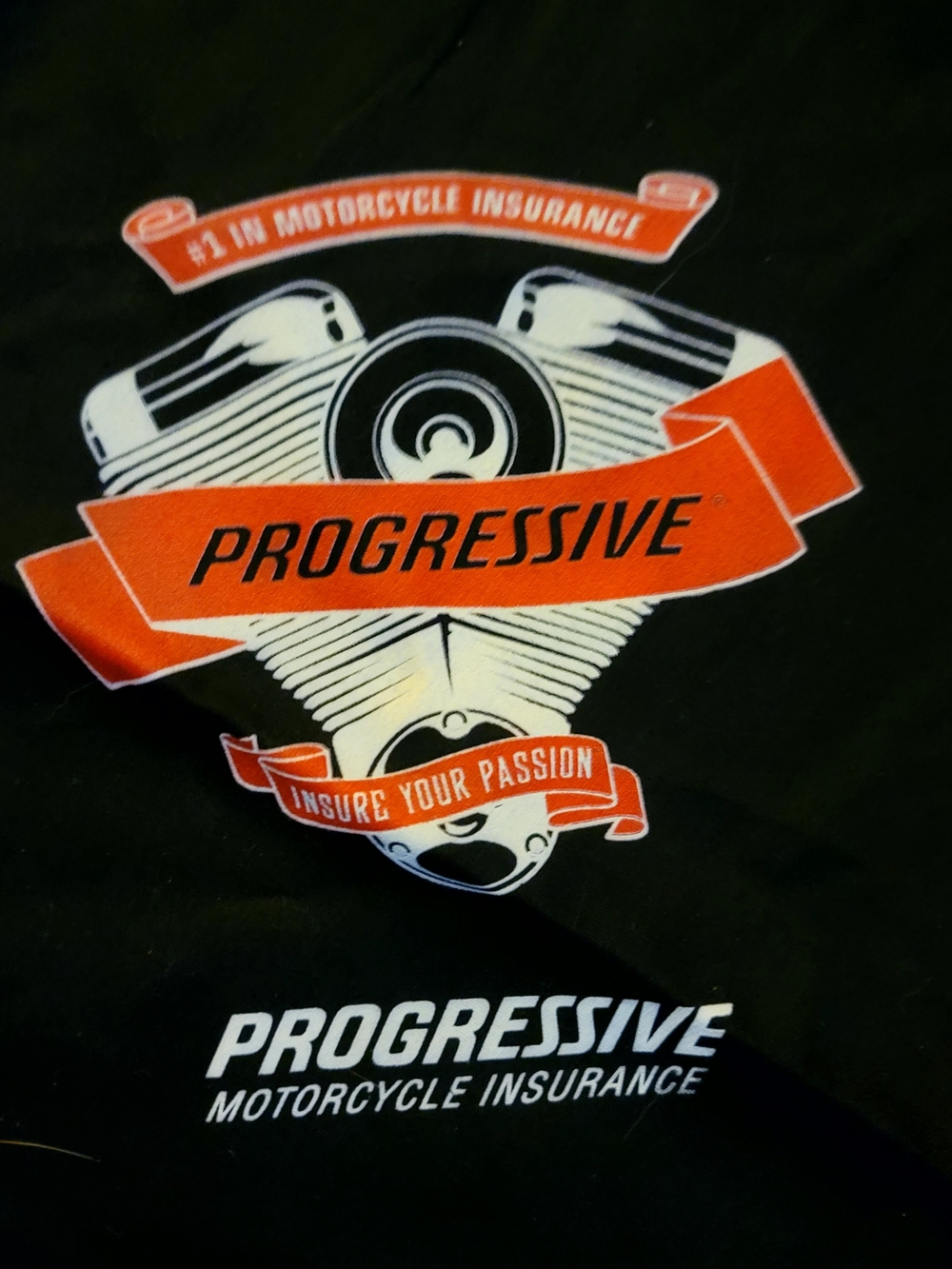 Progressive Motorcycle Promotional Bandana Handkerchief